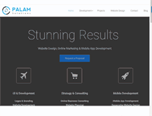 Tablet Screenshot of palamsolutions.com